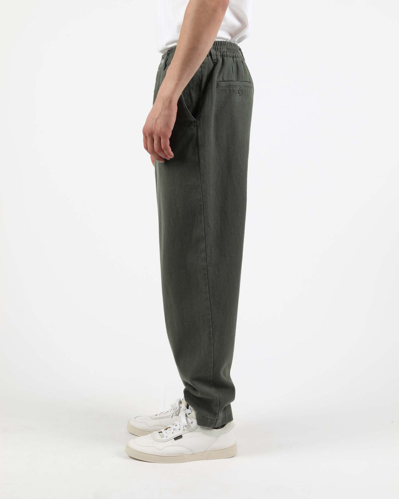 
                  
                    GROVER Dark Olive Twill Trousers
                  
                