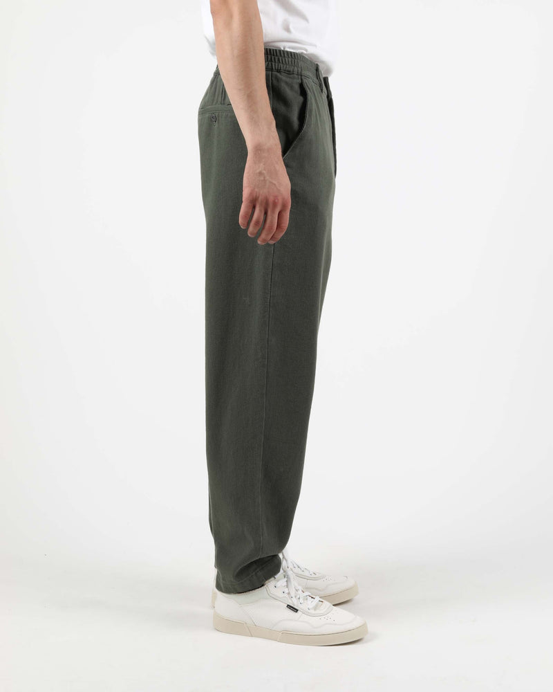 
                  
                    GROVER Dark Olive Twill Trousers
                  
                