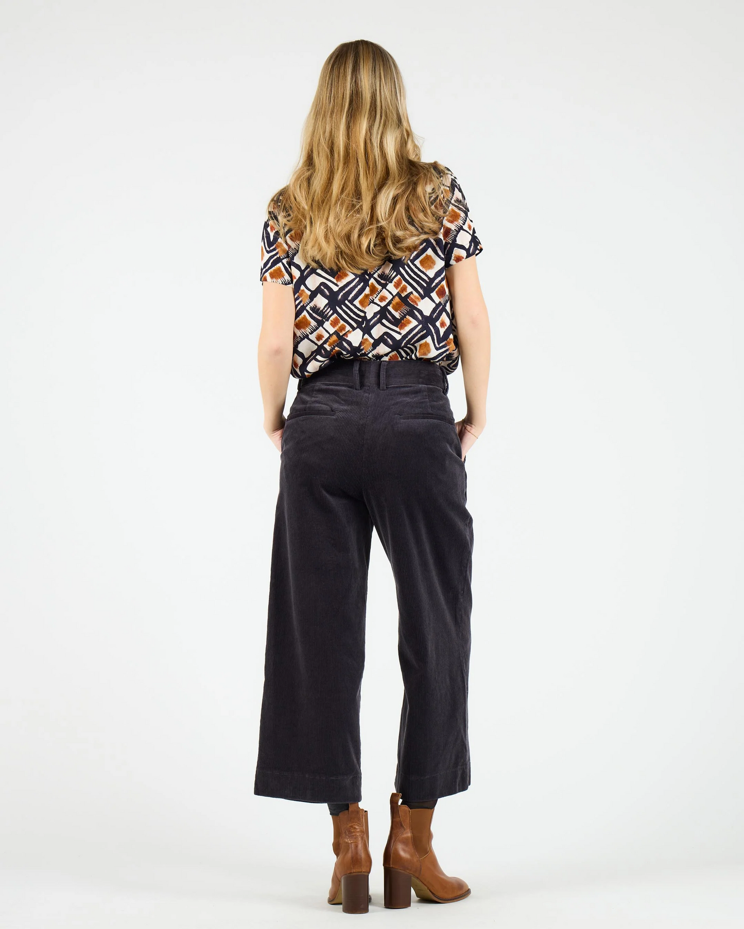 
                  
                    BECKY Dark Grey Corduroy Culotte Trousers
                  
                
