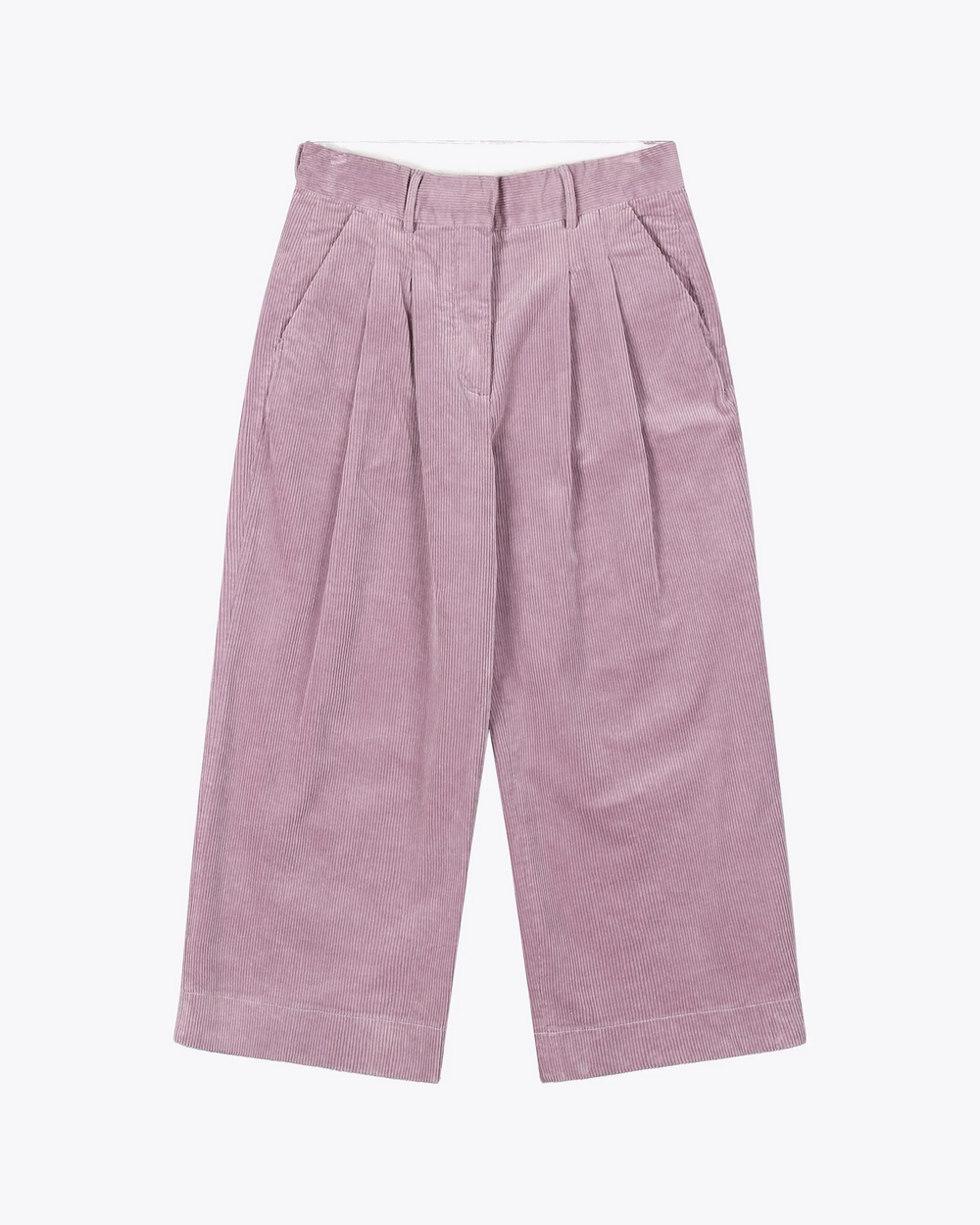 BECKY Lavender Corduroy Culotte Trousers