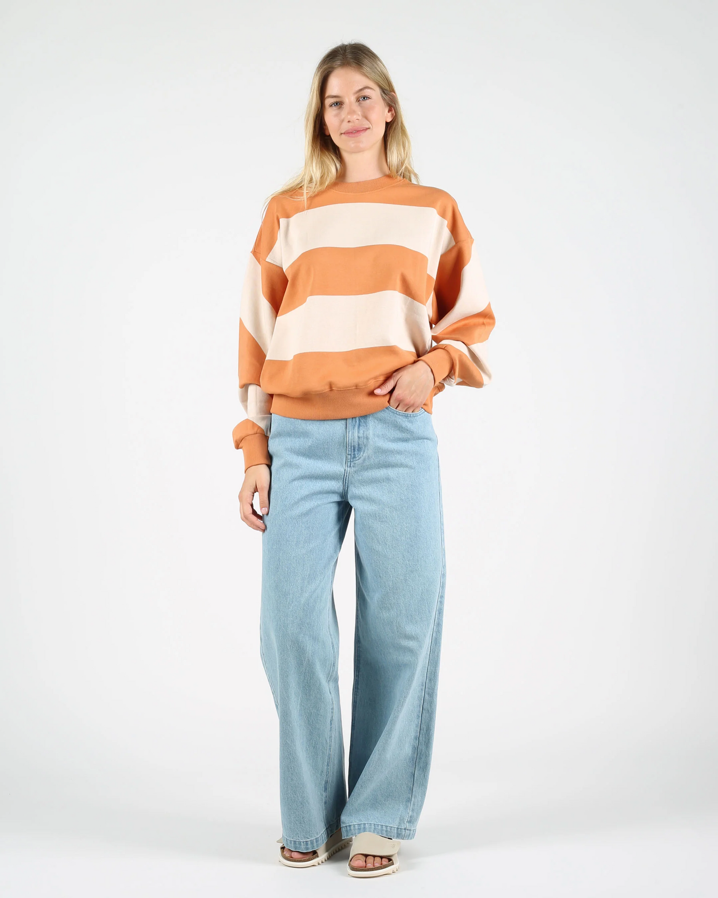 
                  
                    LILLY Caramel Powder Crew Neck Sweat Jumper
                  
                