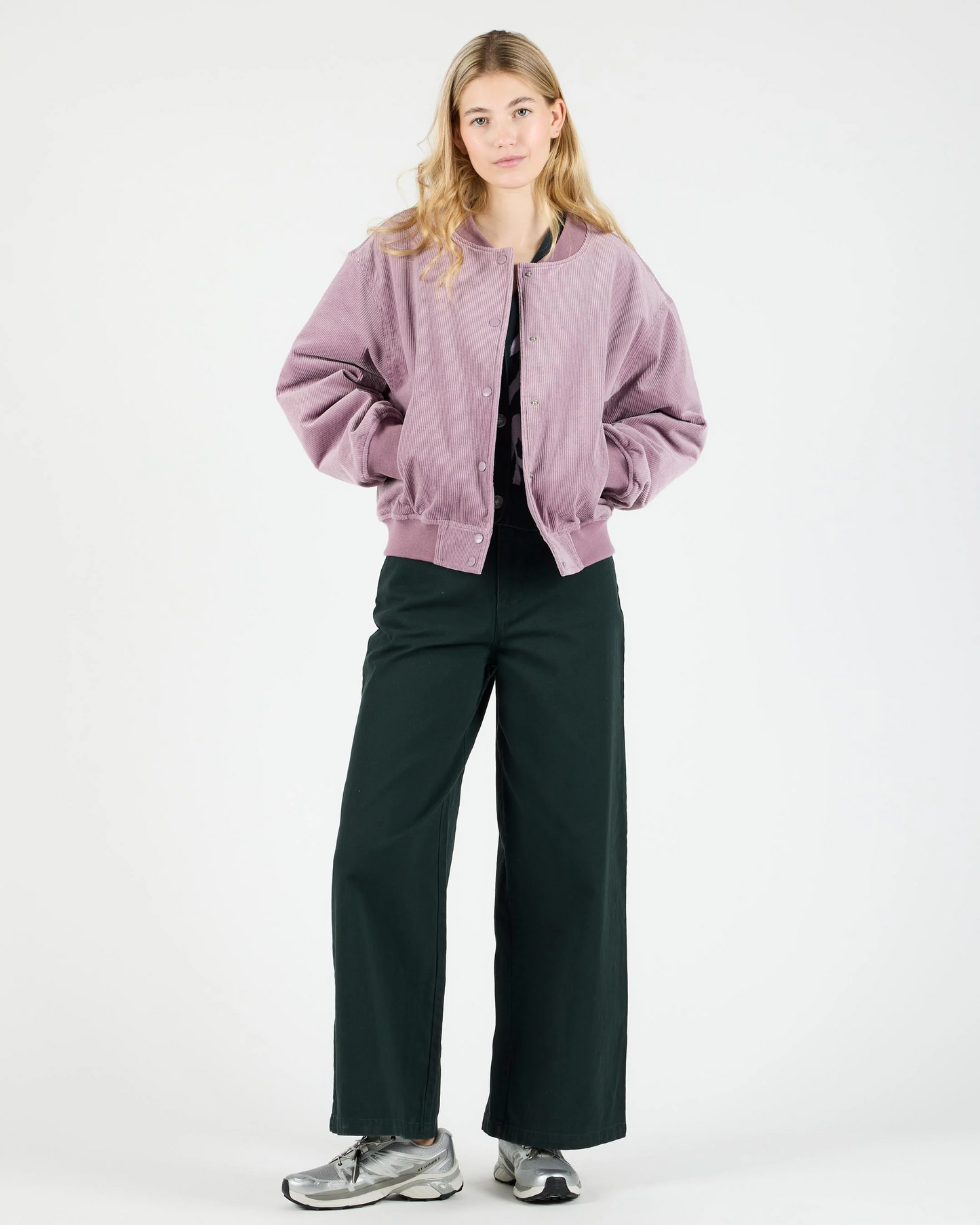 
                  
                    LILLY Lavender Corduroy Blouson Jacket
                  
                