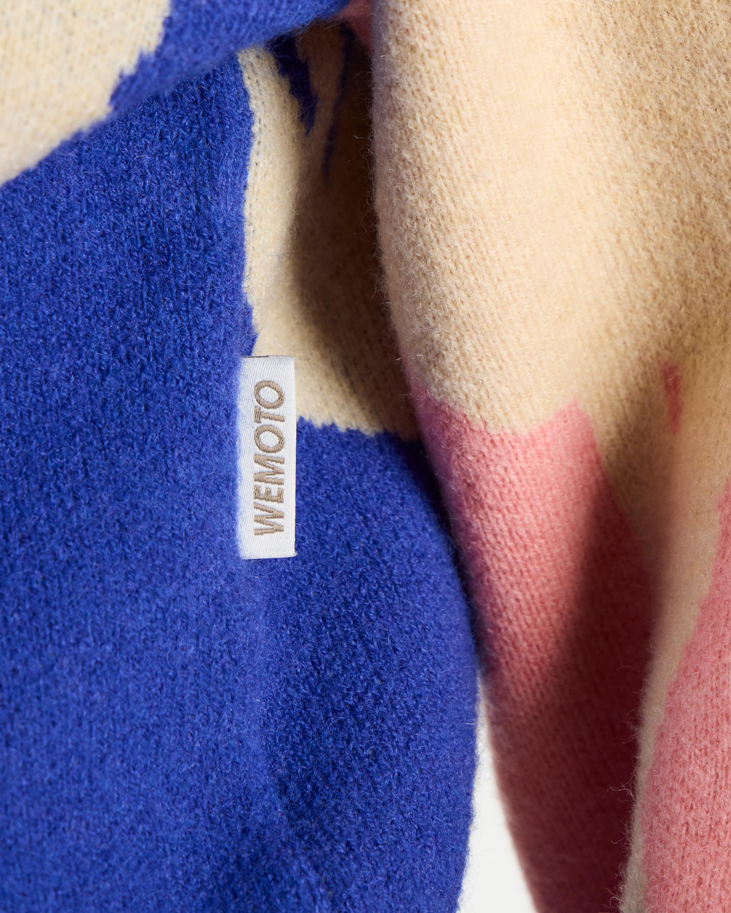 
                  
                    MICAH Pink Blue Knit Round Neck Jumper
                  
                