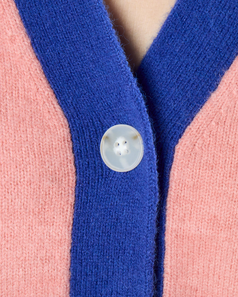 
                  
                    RUTH Pink Knit Cardigan
                  
                