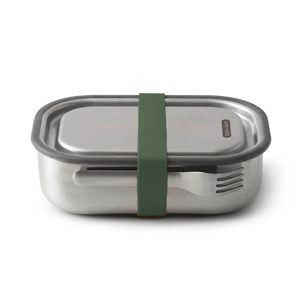 
                  
                    Large Stainless Steel Green Rubber Lunch Box
                  
                