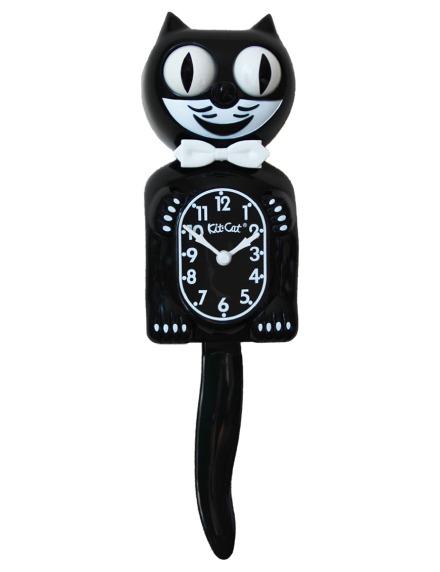 Black Kit Cat Clock