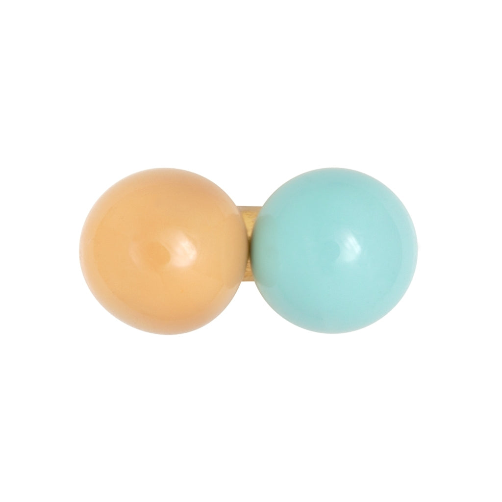 
                  
                    Mint Dessert Mist Enamel Ball Sterling Silver Ear Stud
                  
                