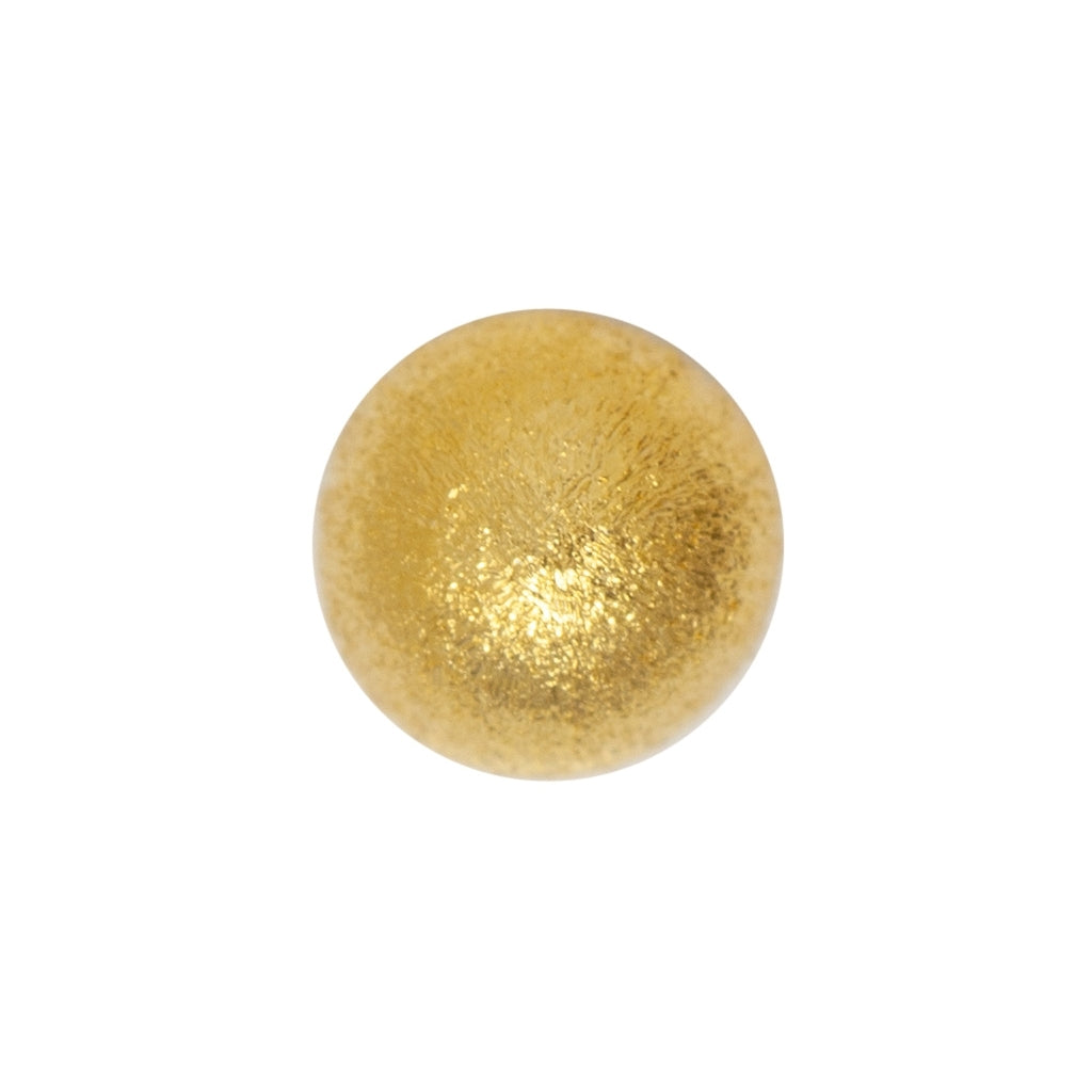 
                  
                    Gold Plated Brushed Ball Ear Stud
                  
                