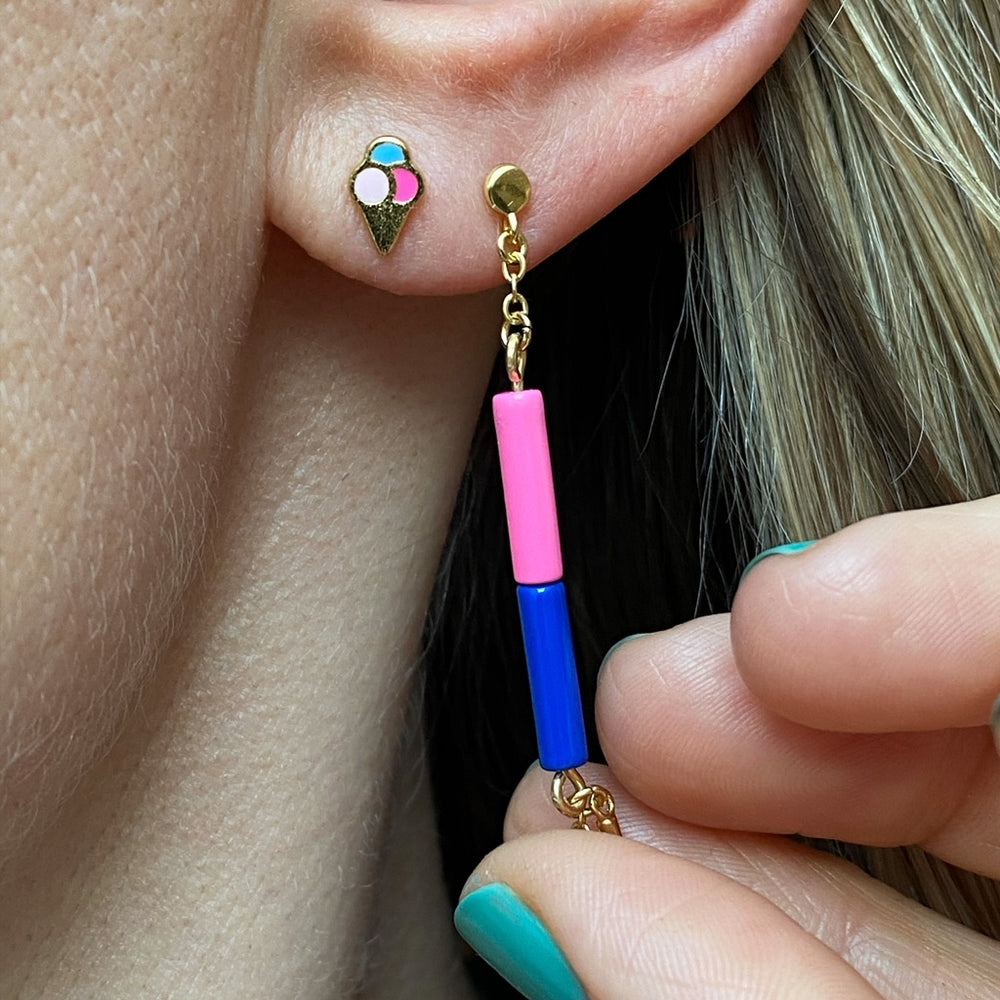 
                  
                    Gold Plated Ice Cone Ear Stud
                  
                