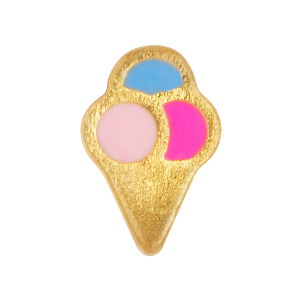 
                  
                    Gold Plated Ice Cone Ear Stud
                  
                