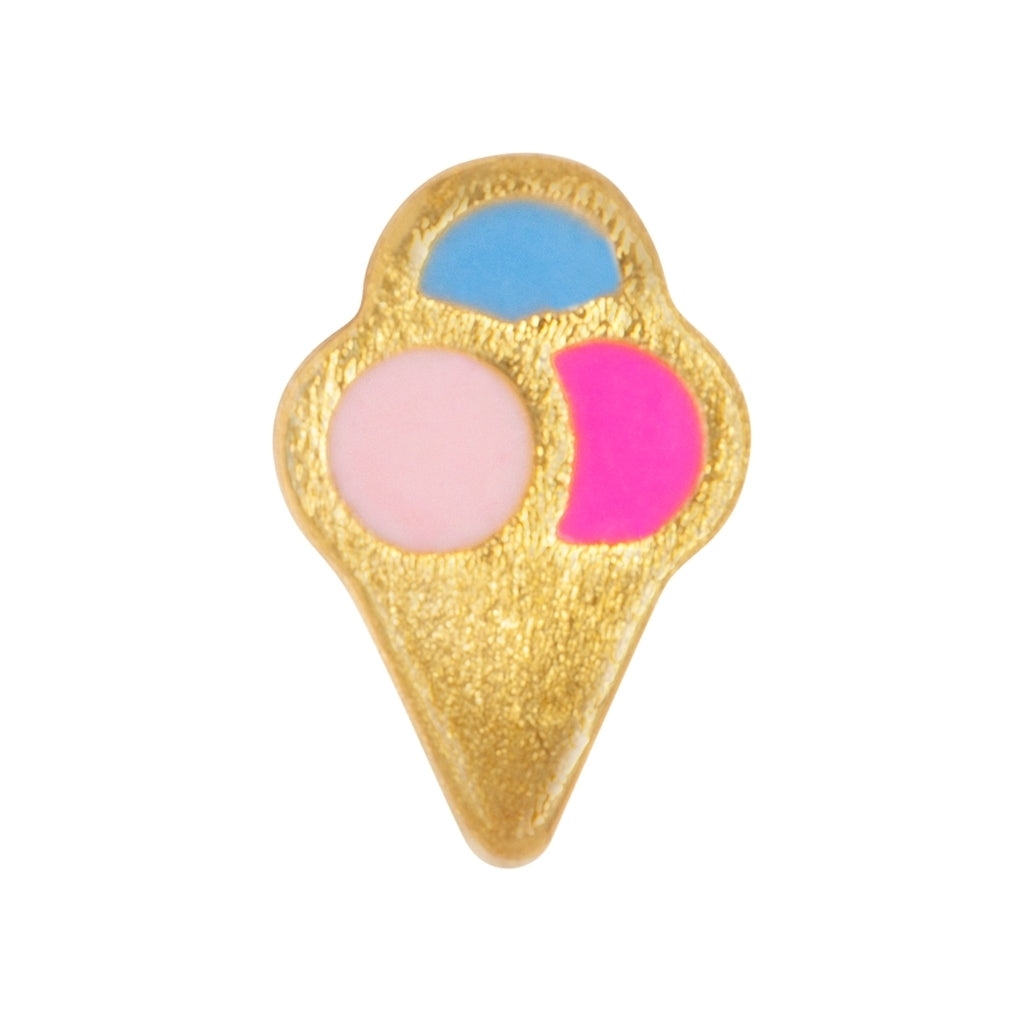 
                  
                    Gold Plated Ice Cone Ear Stud
                  
                