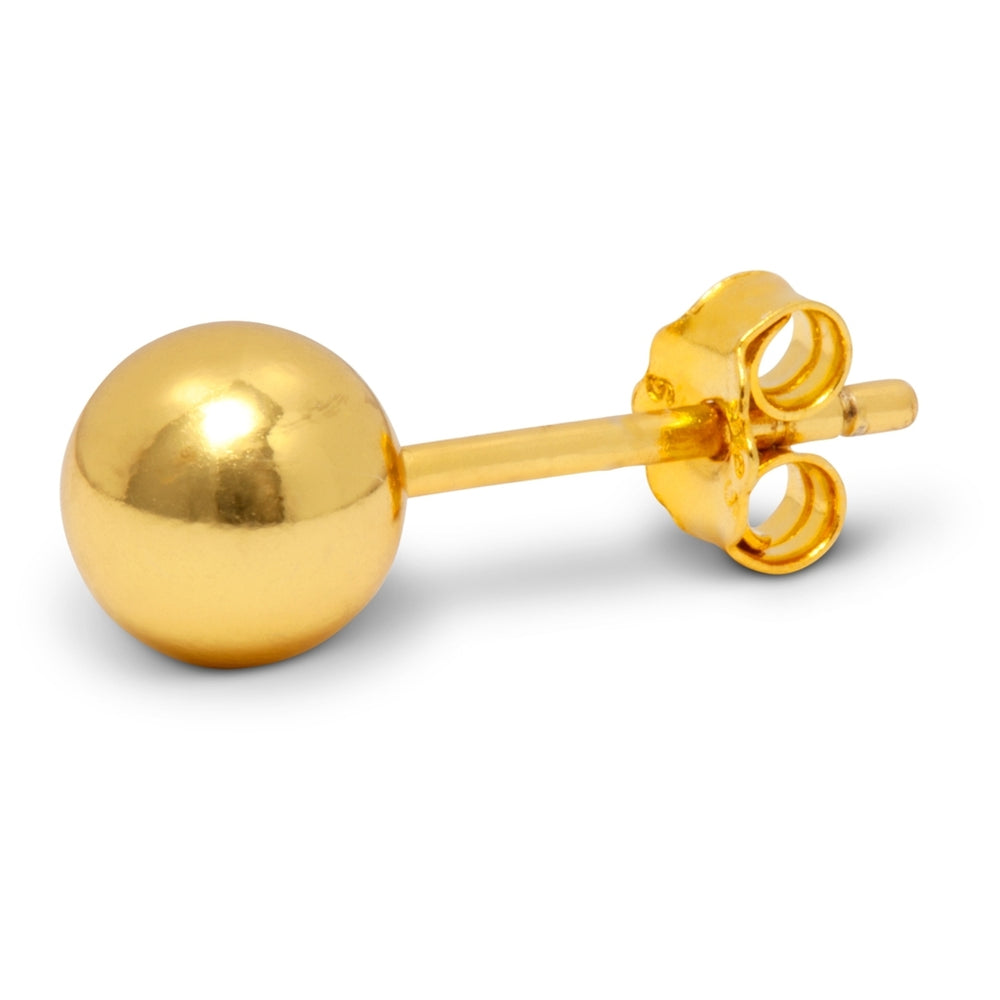 
                  
                    Large Ball Gold Plated Shiny Ear Stud
                  
                