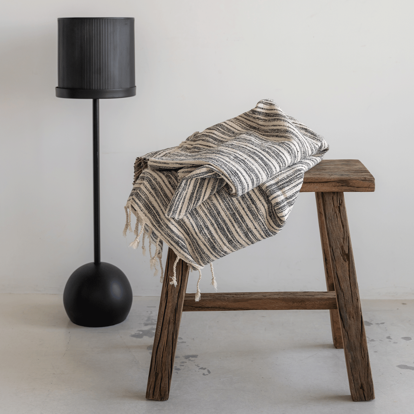
                  
                    Black And White Irregular Stripe Plaid
                  
                