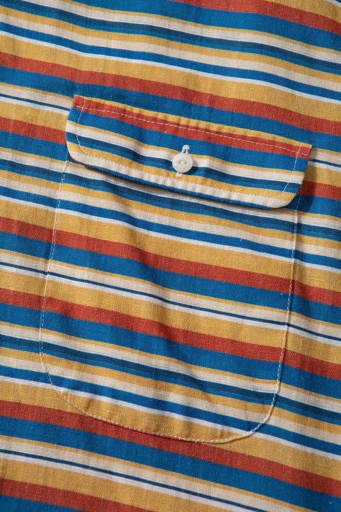 
                  
                    STRIPES Horizontal Stripes Blue Short Sleeve Shirt
                  
                