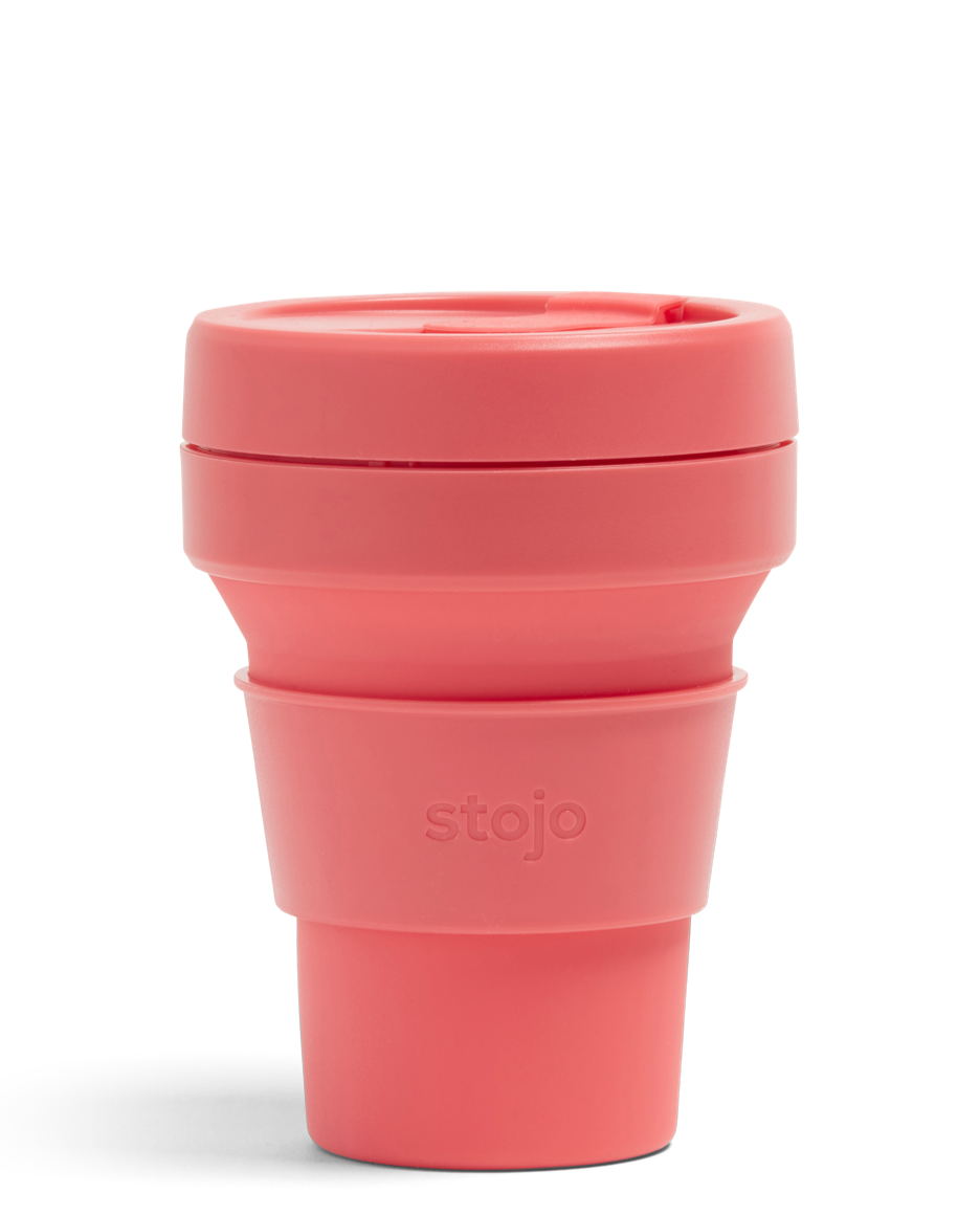
                  
                    12oz Coral Pink Collapsible Coffee Cup
                  
                