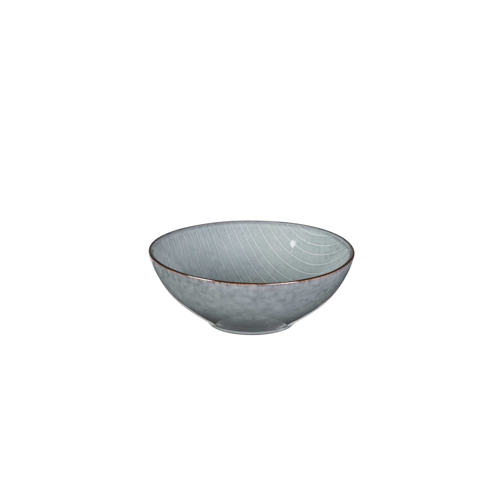 NORDIC SEA 17Cm Grey Stoneware Bowl