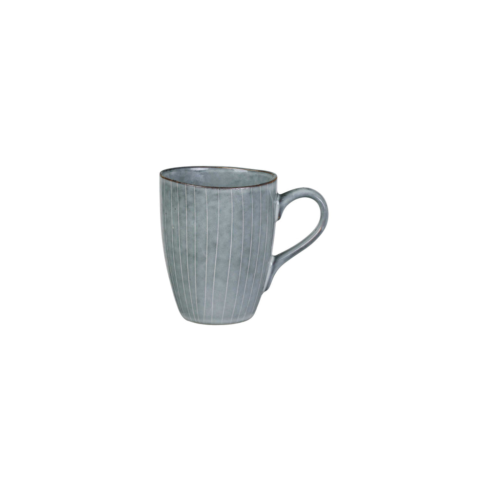 NORDIC SEA Grey Stoneware Handle Mug