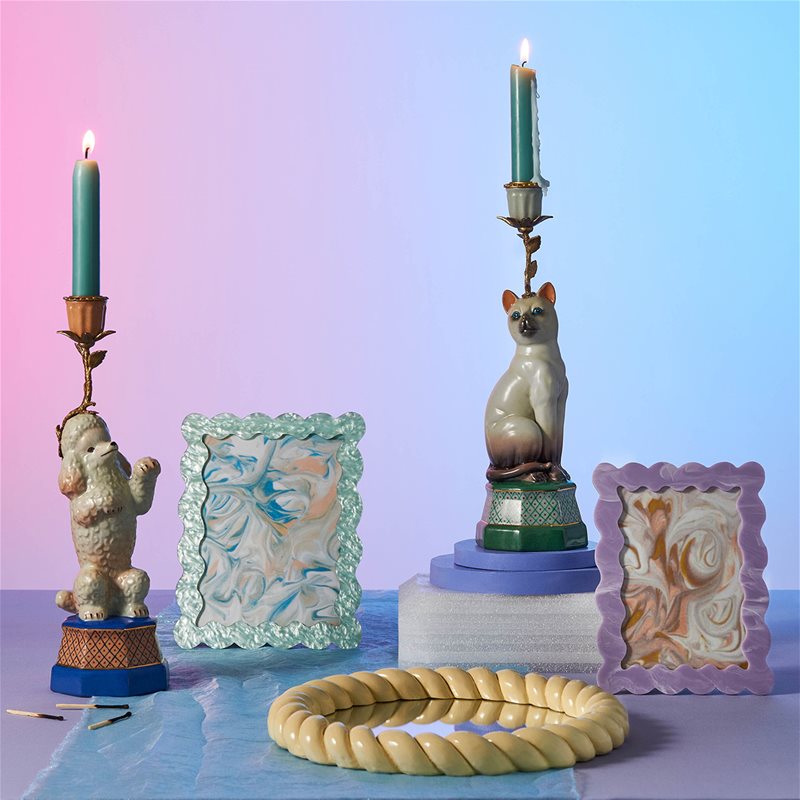 
                  
                    Yellow Braid Round Mirror
                  
                