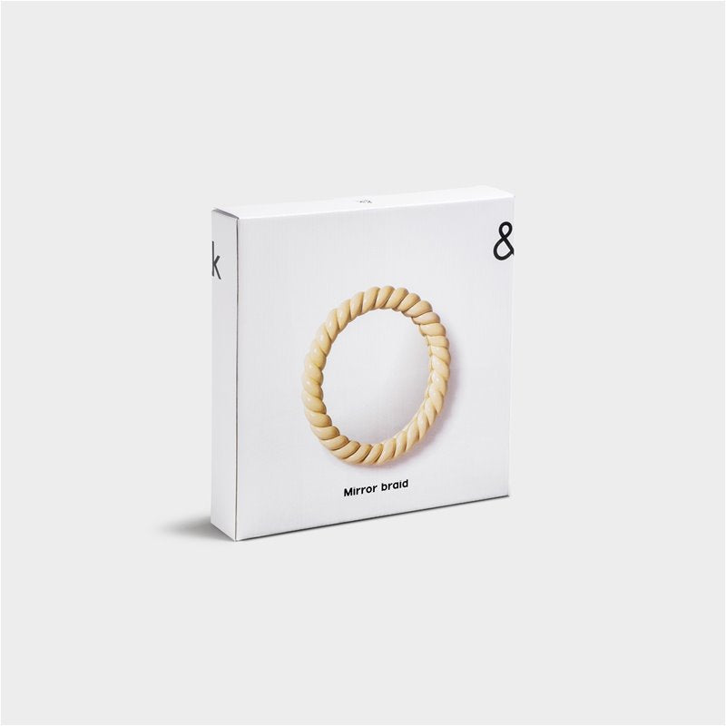 
                  
                    Yellow Braid Round Mirror
                  
                