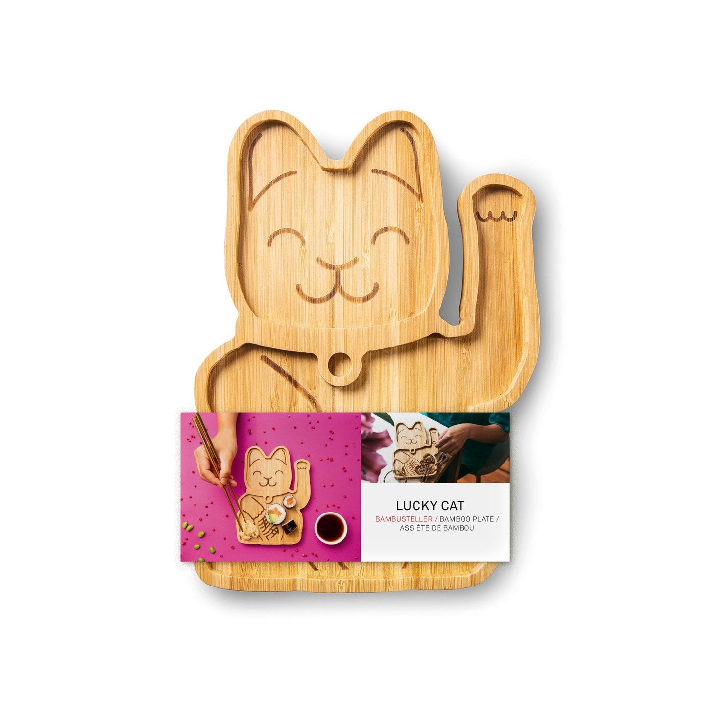 
                  
                    MANEKI NEKO Lucky Cat Bambusteller
                  
                