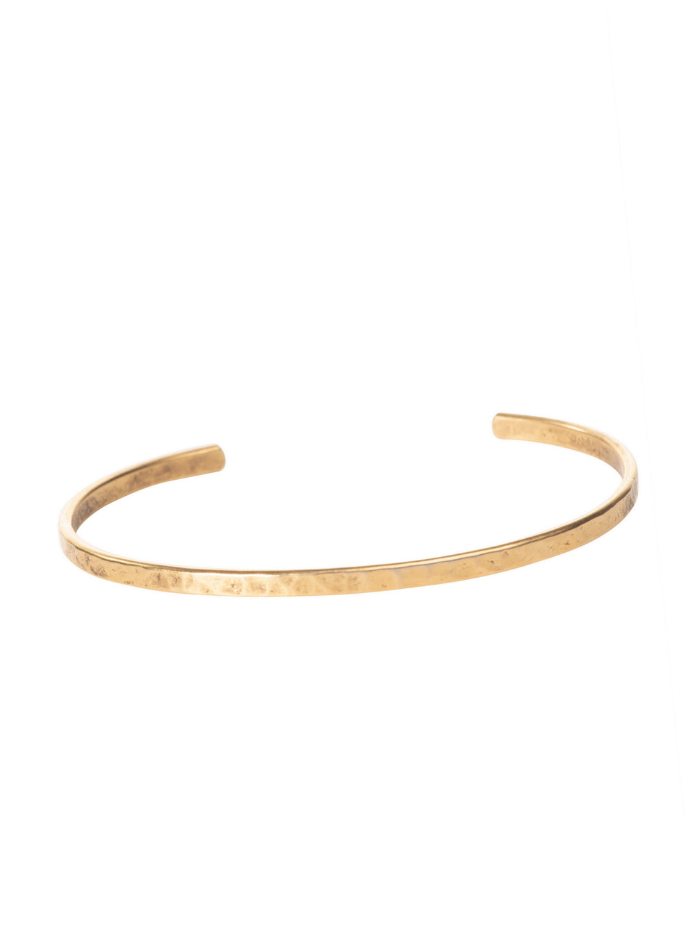 Gold Hammered Bracelet