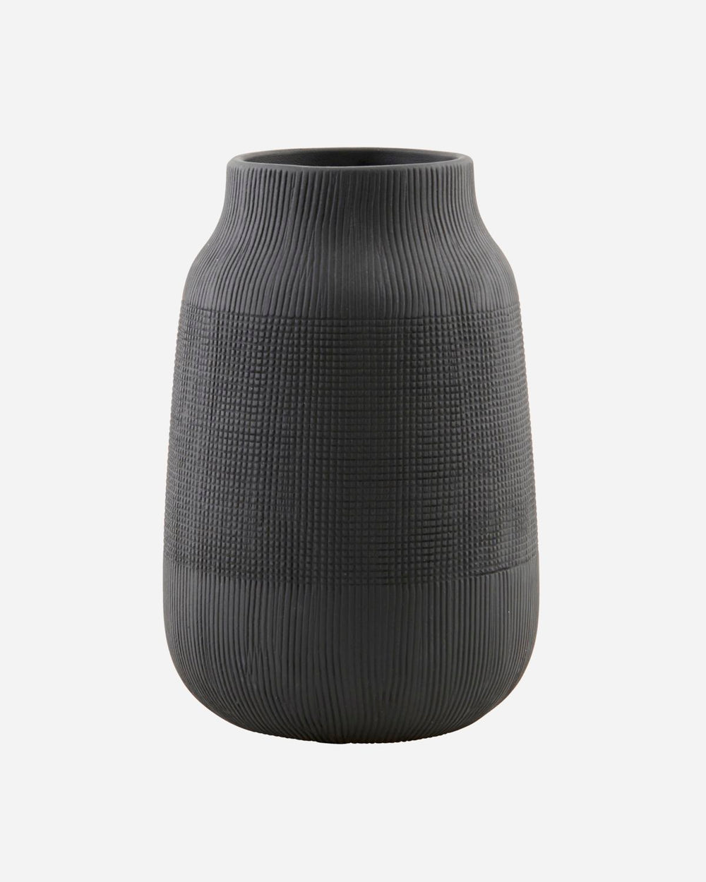 GROOVE Black Vase