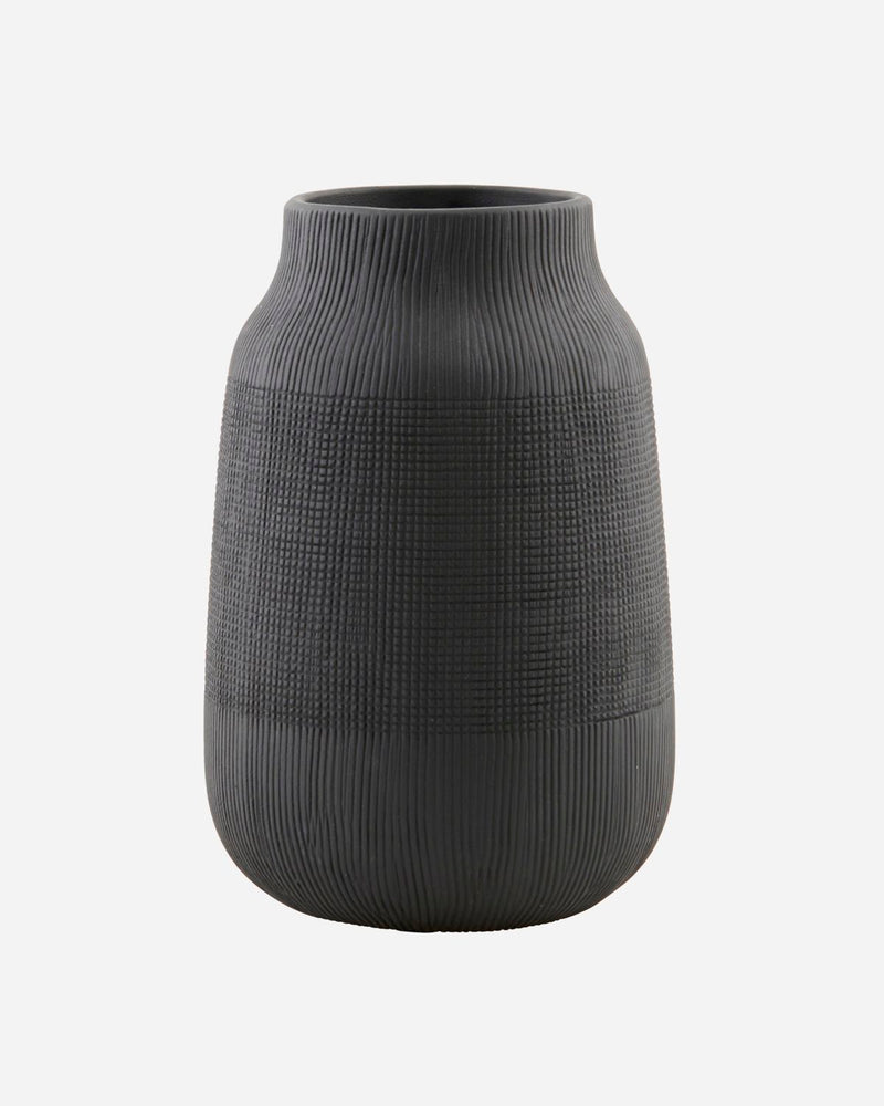 
                  
                    GROOVE Black Vase
                  
                
