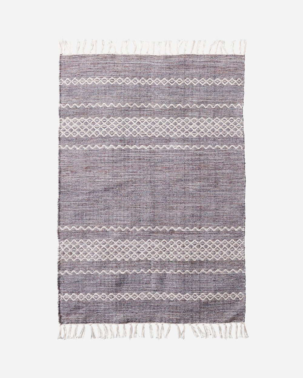 CIERO Light Grey Handmade Rug