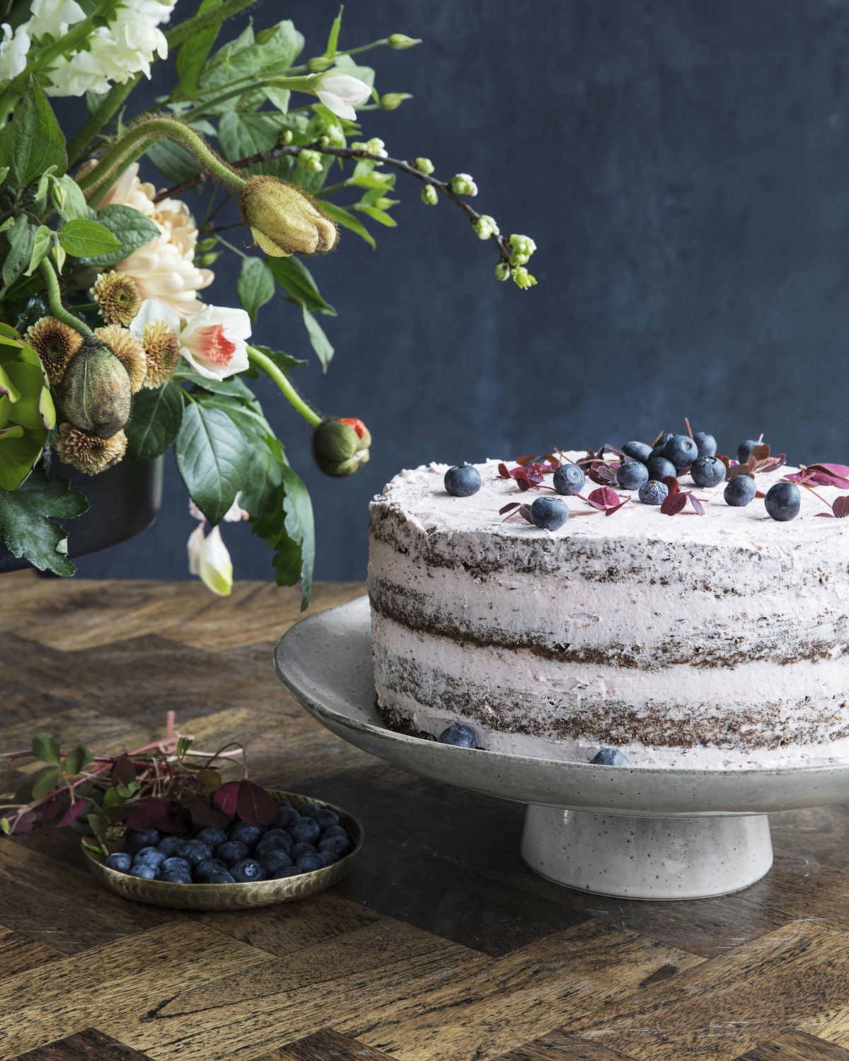
                  
                    RUSTIC Grey And Blue Cake Dish
                  
                