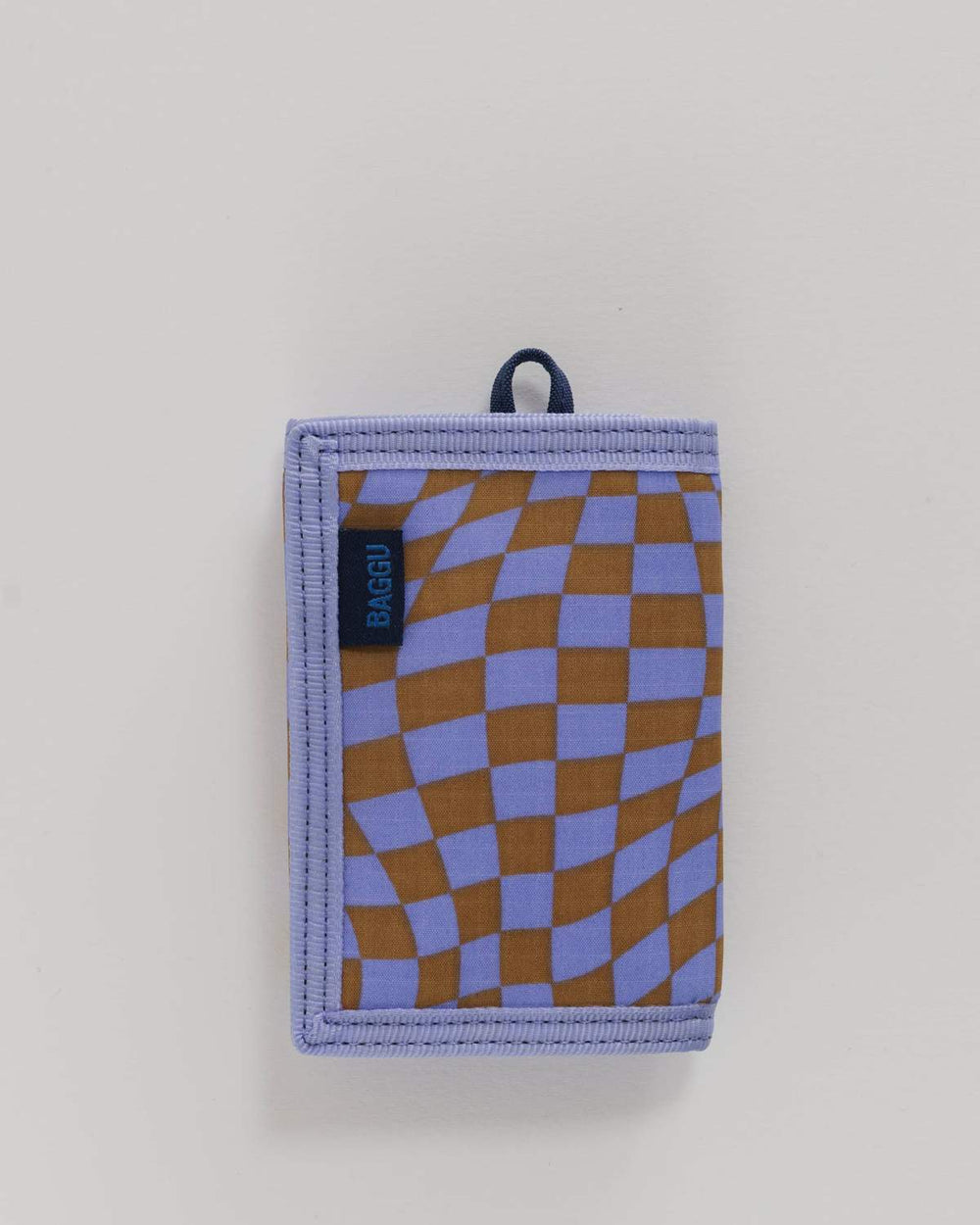 NYLON Lavender Trippy Checker Wallet