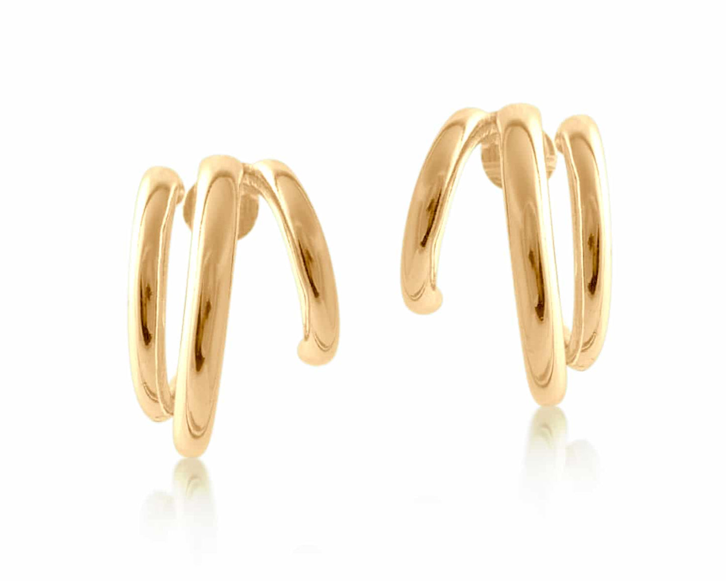 
                  
                    Gold Tubular Plated Hoop Earrings
                  
                