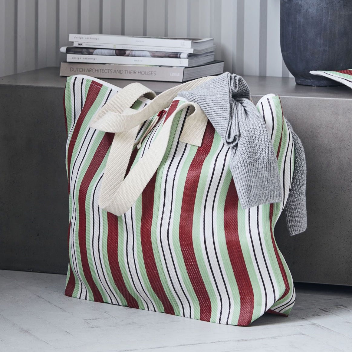 
                  
                    Shopper Bag, Recy, Red and Green
                  
                