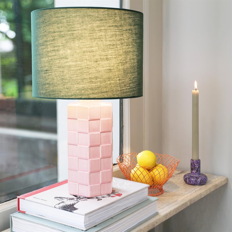 Rosa Check-Lampe – Victoria met Albert