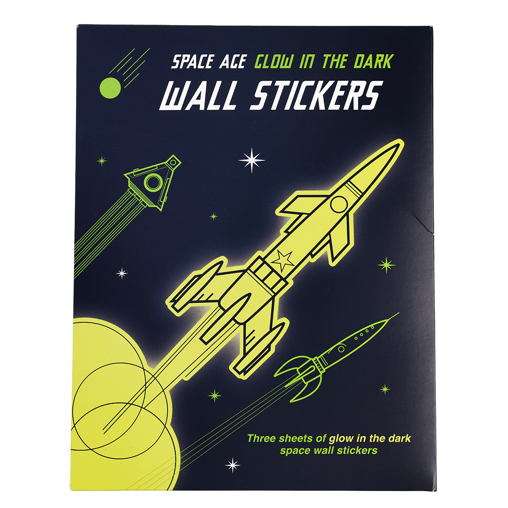 
                  
                    Space Age Glow In The Dark Wall Sticker
                  
                