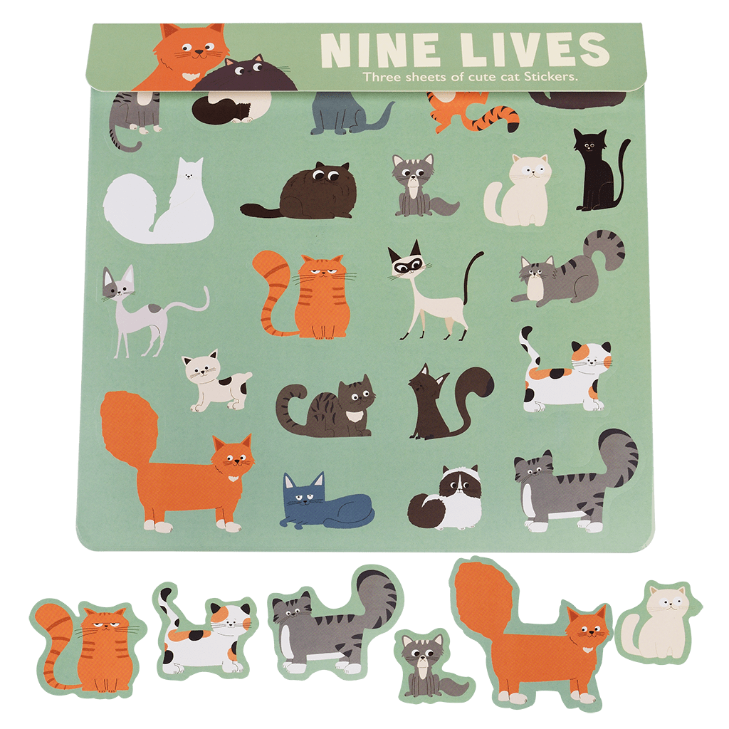 
                  
                    Nine Lives Sticker
                  
                