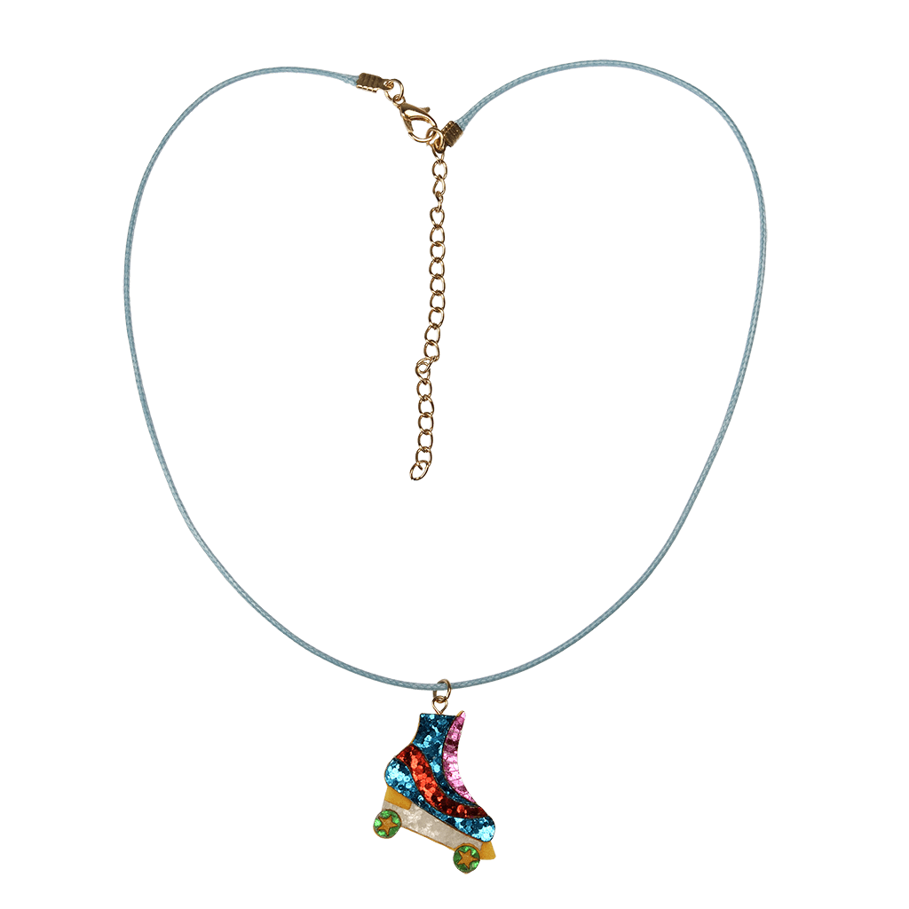 
                  
                    Roller Skate Glitter Necklace
                  
                