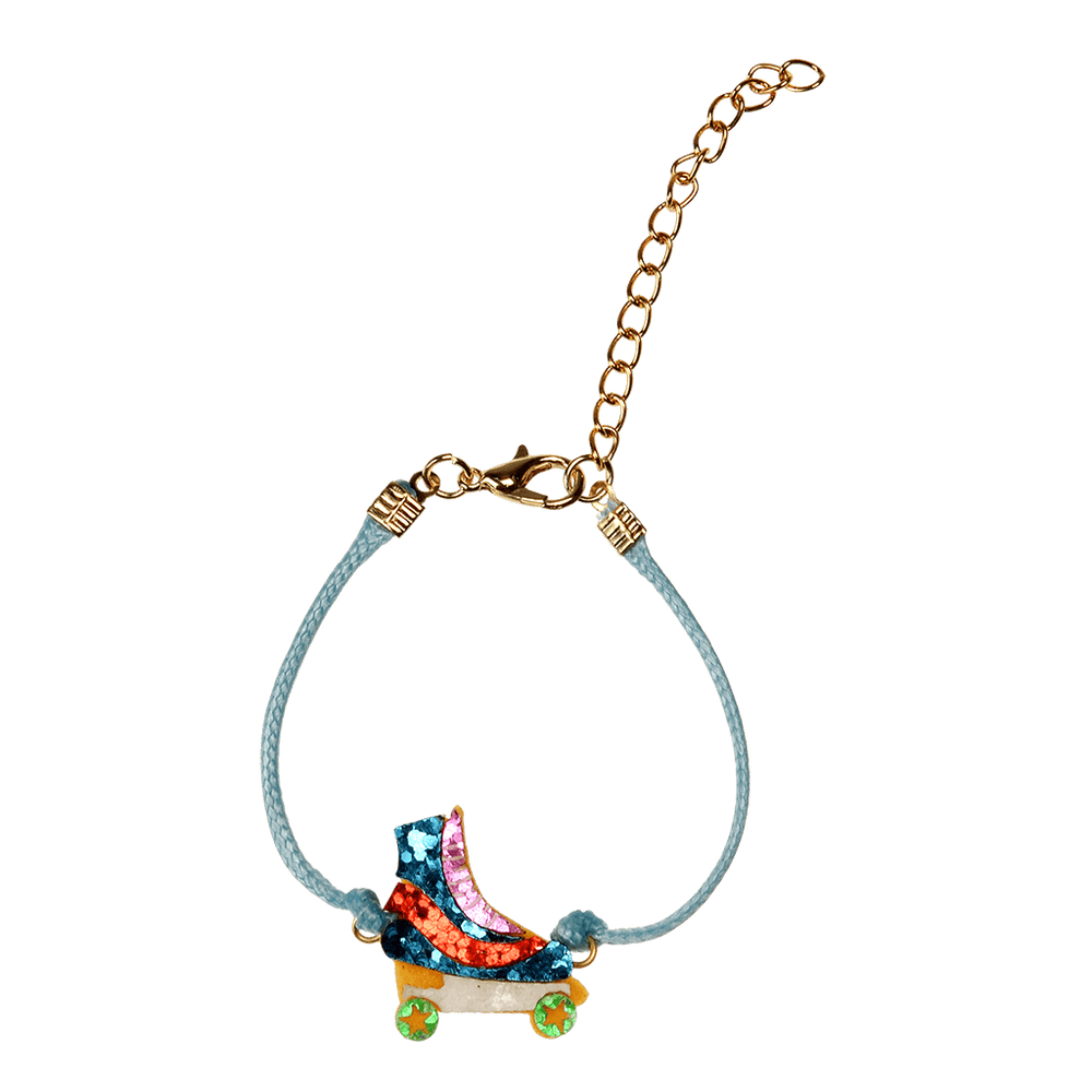 Roller Skate Glitter Bracelet