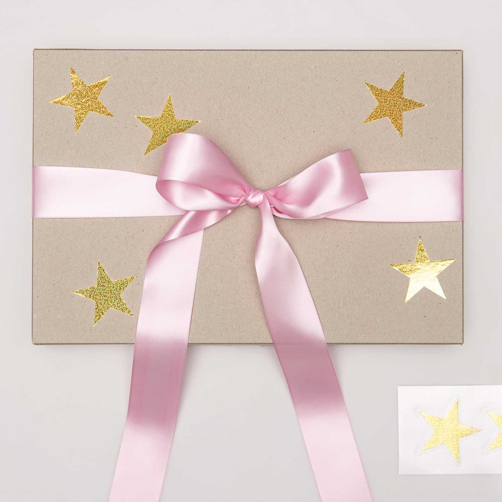 
                  
                    Gold Stars Holographic Stickers
                  
                