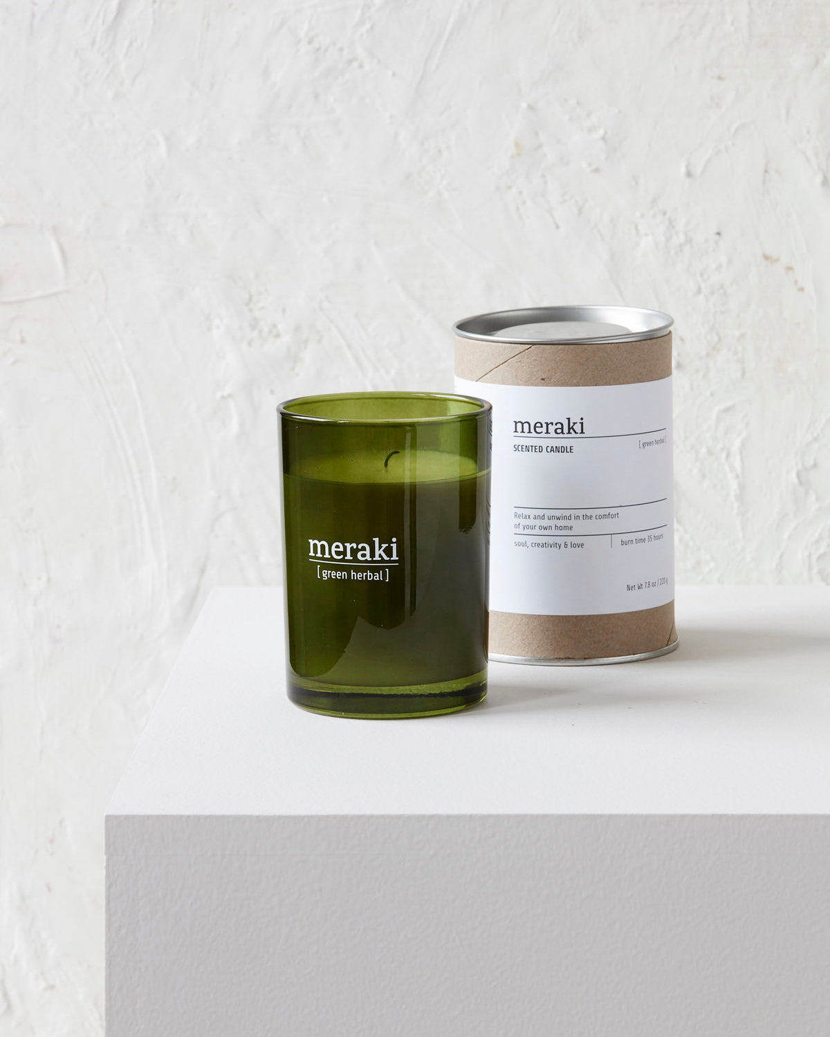 
                  
                    Large Green Herbal Scented Candle
                  
                