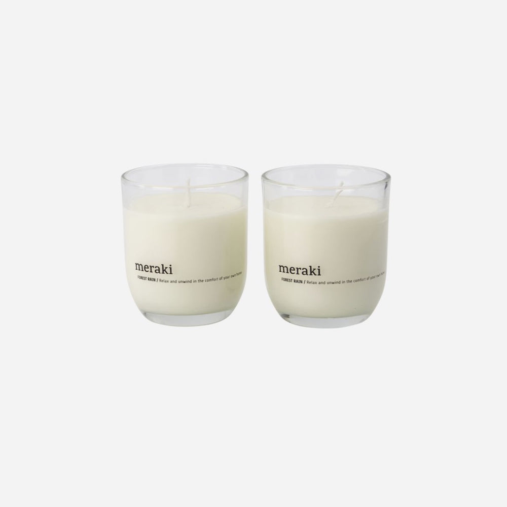 Forest Rain Candle Set of 2