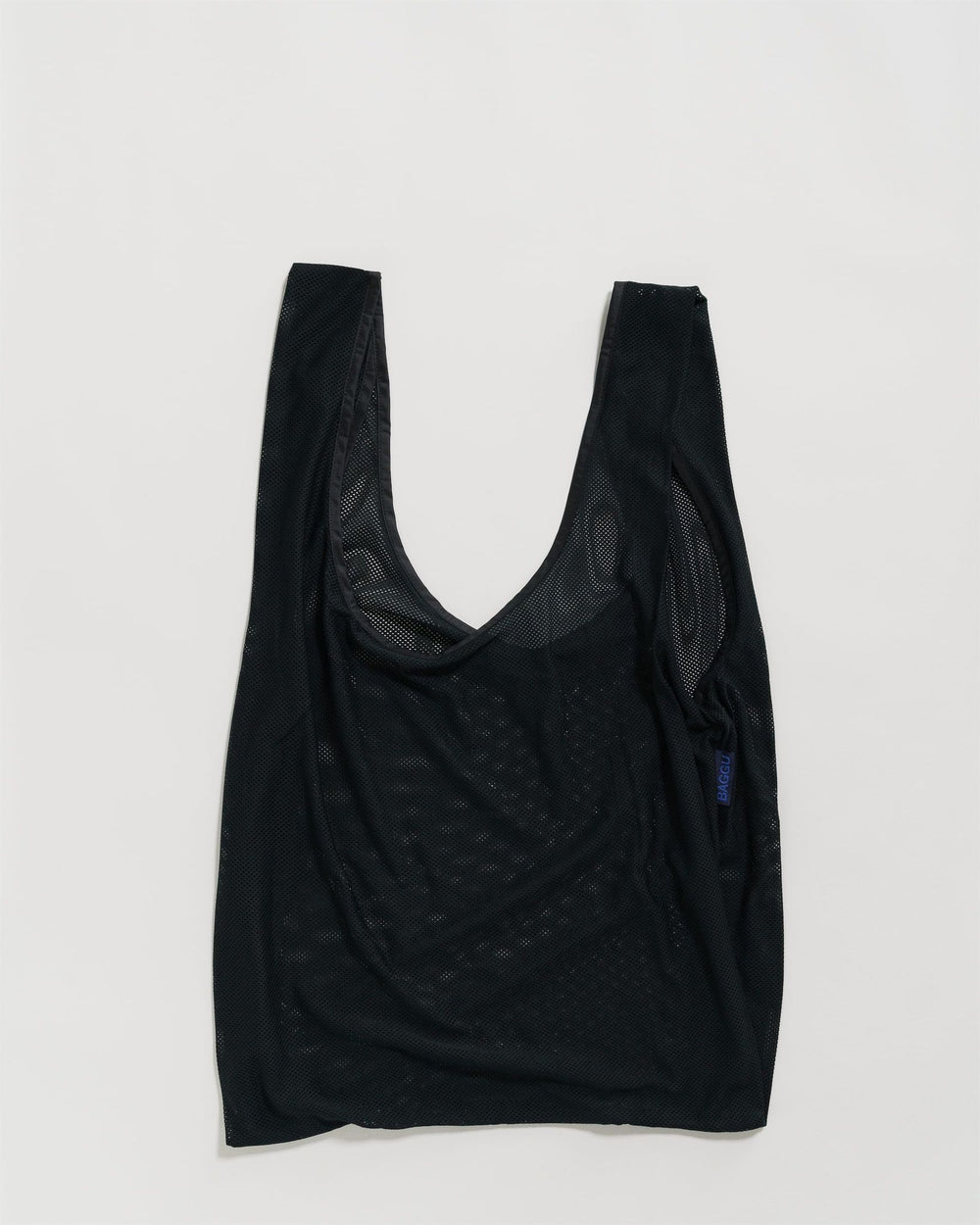 Baggu-Tasche aus schwarzem Mesh