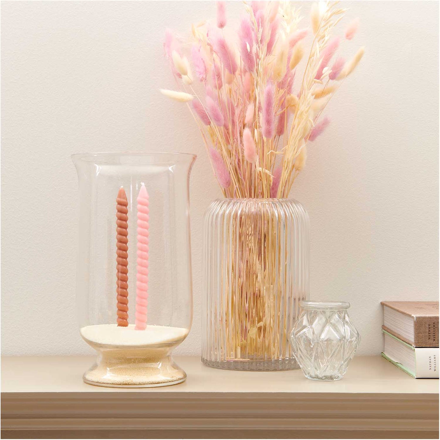 
                  
                    Pink Spiral Candle Set Of 2
                  
                