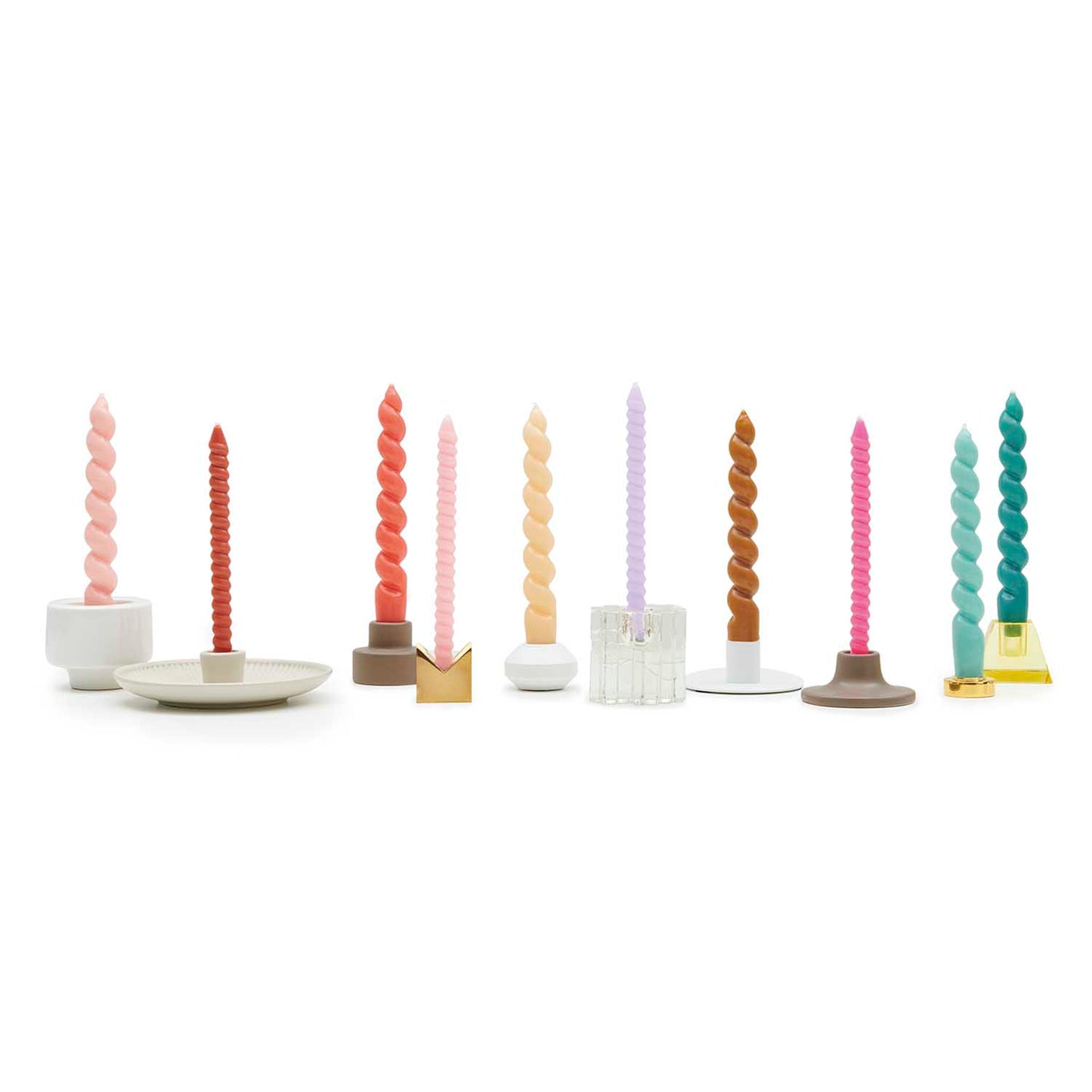 
                  
                    Toffee Spiral Candle Set Of 2
                  
                