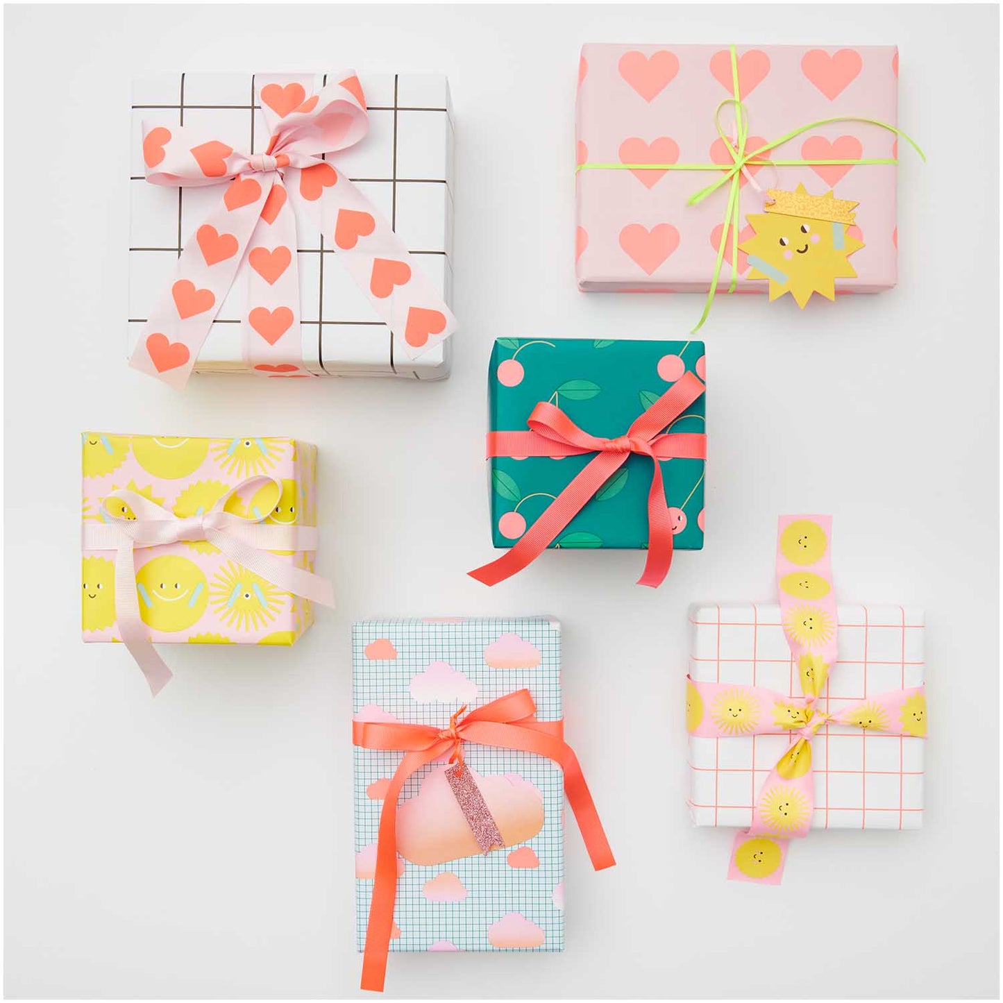 
                  
                    Neon Hearts Wrapping Paper
                  
                