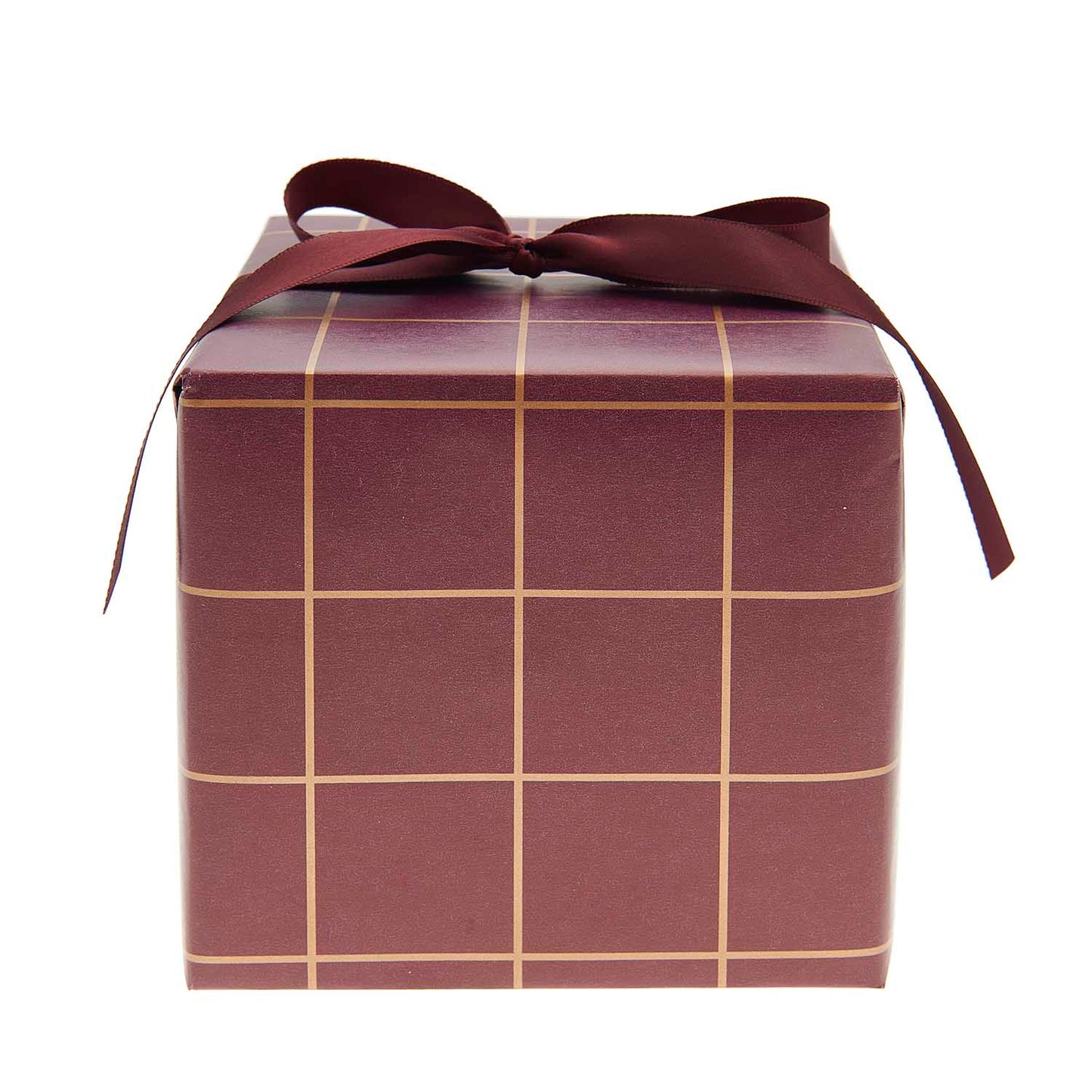 
                  
                    Burgunder-Goldgitter-Packpapier
                  
                