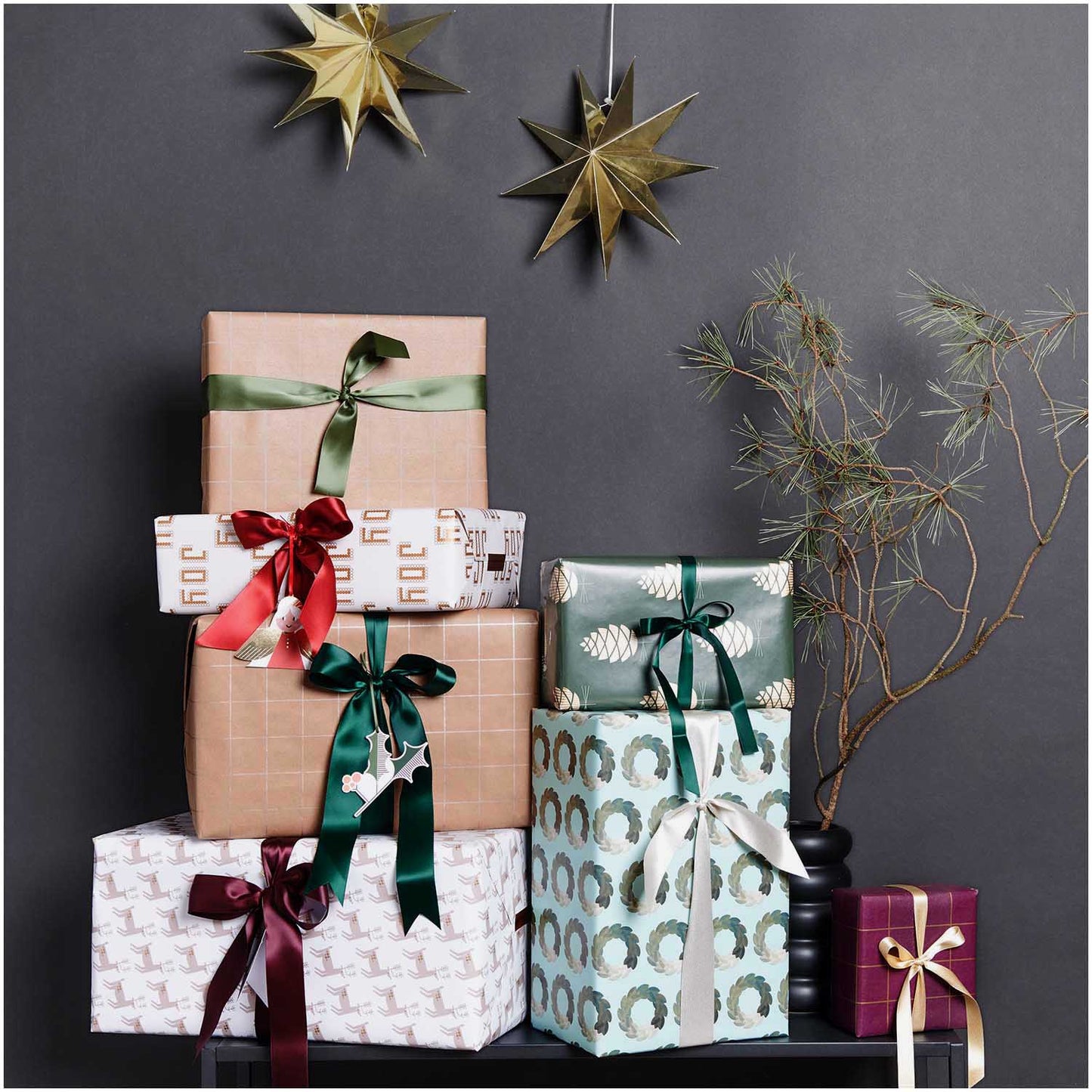 
                  
                    Grünes Gitter-Kraftpapier-Geschenkpapier
                  
                