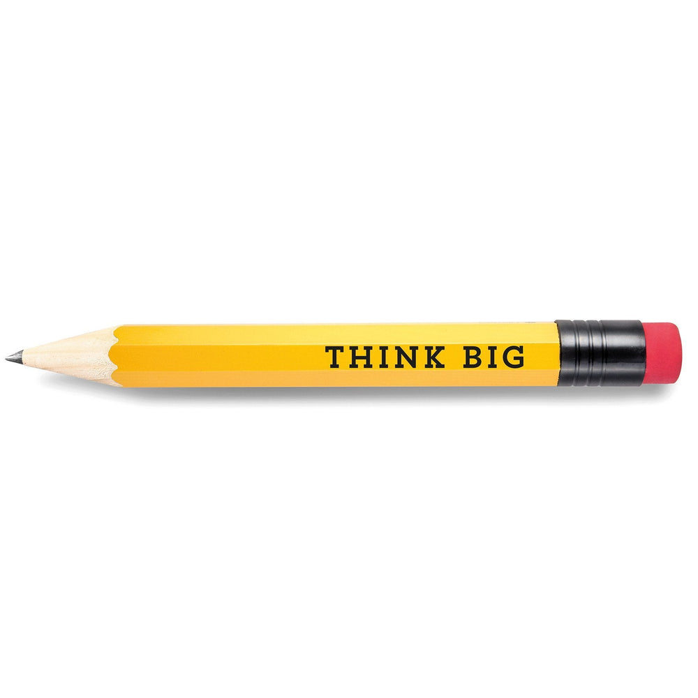 THINK BIG Gelber XXXL-Bleistift