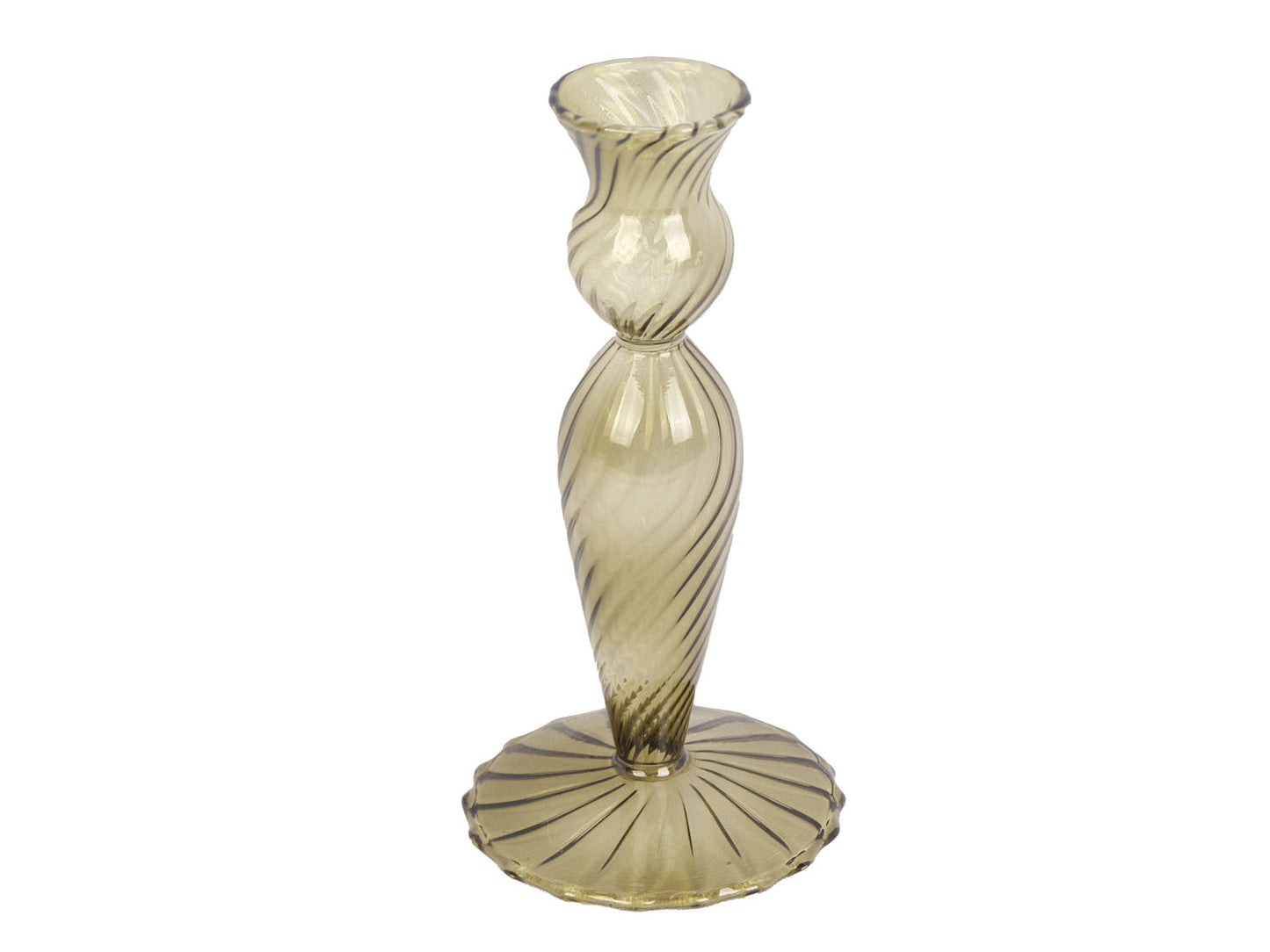 
                  
                    Moss Green Swirl Candle Holder
                  
                