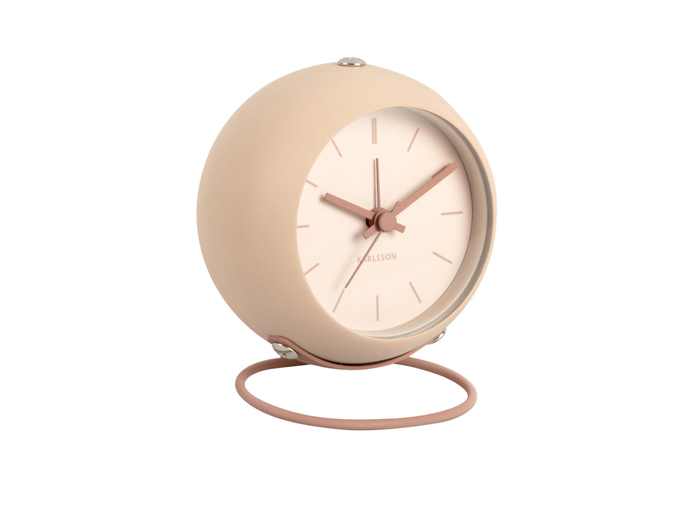 NIRVANA GLOBE Sandbrauner Wecker