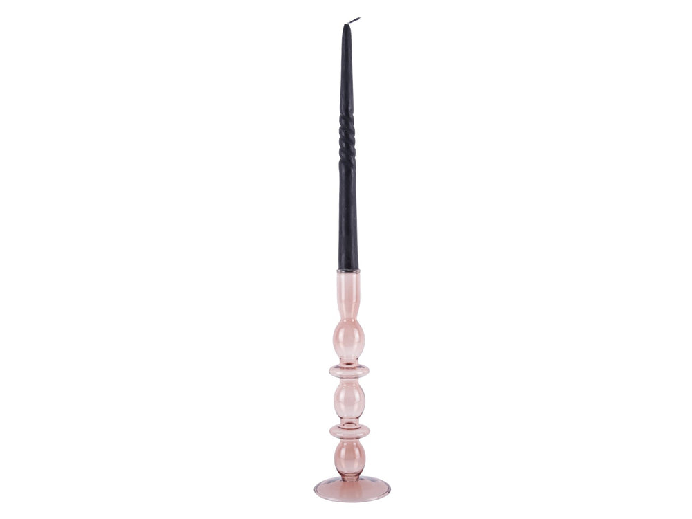 
                  
                    Large Faded Pink Glass Art Bubbles Candle Holder
                  
                